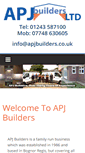 Mobile Screenshot of apjbuilders.co.uk